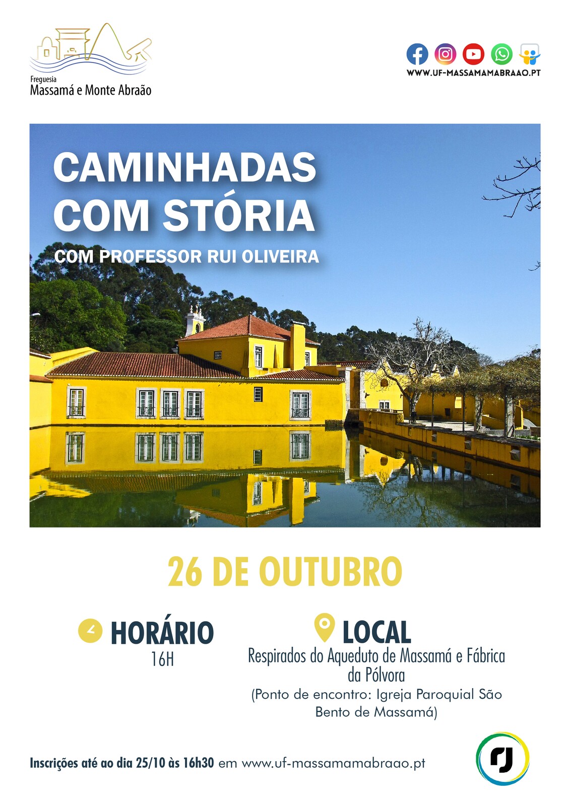 Caminhadas com Stória pelos Respirados do Aqueduto de Massamá e Fábrica da Pólvora