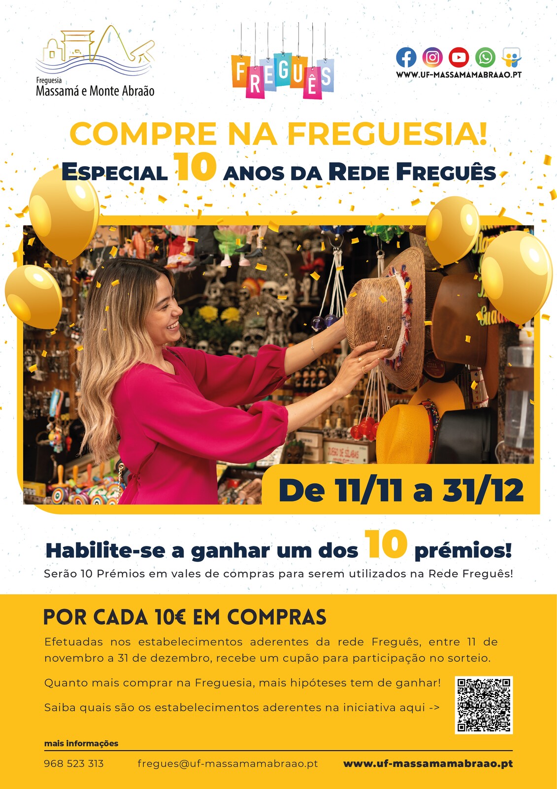 Compre na Freguesia | Prémios pode ganhar se no comércio local comprar!