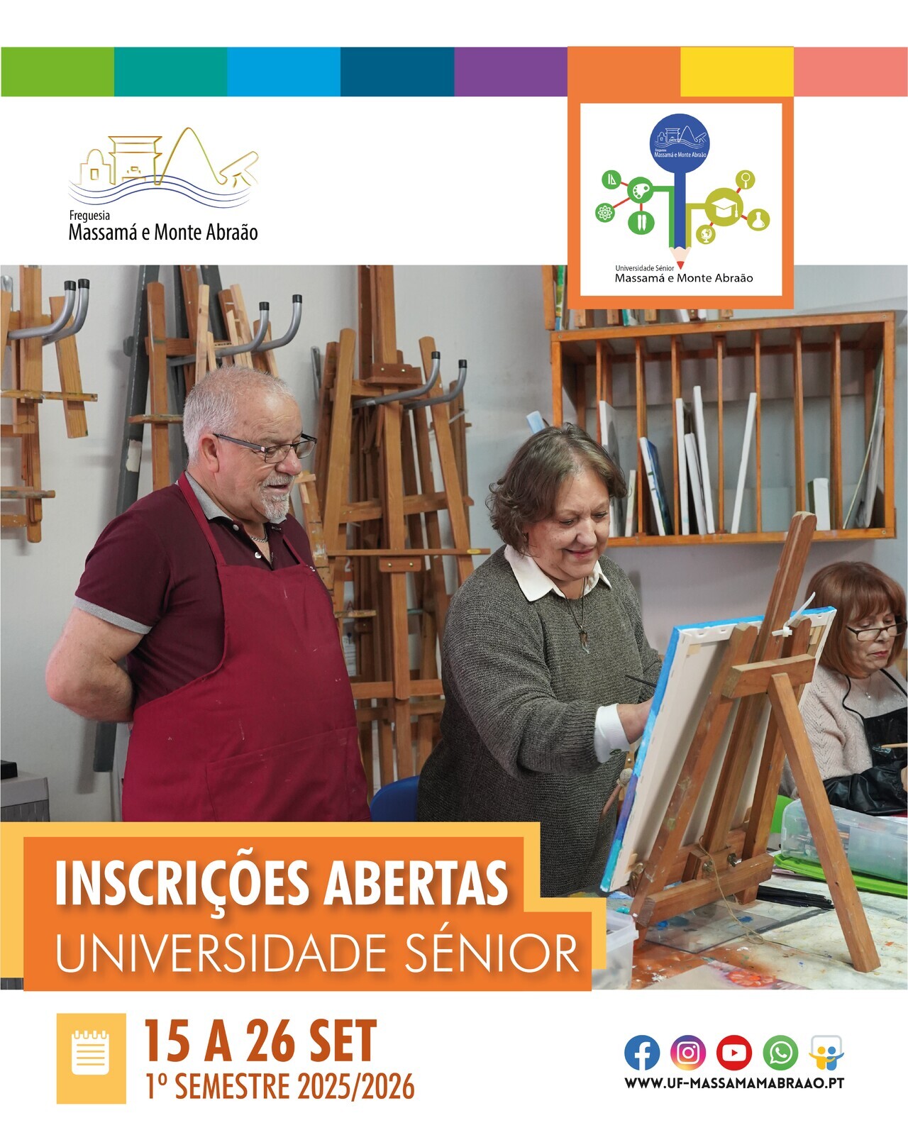 Estão abertas as inscrições para ano letivo 2025/2026 da Universidade Sénior!