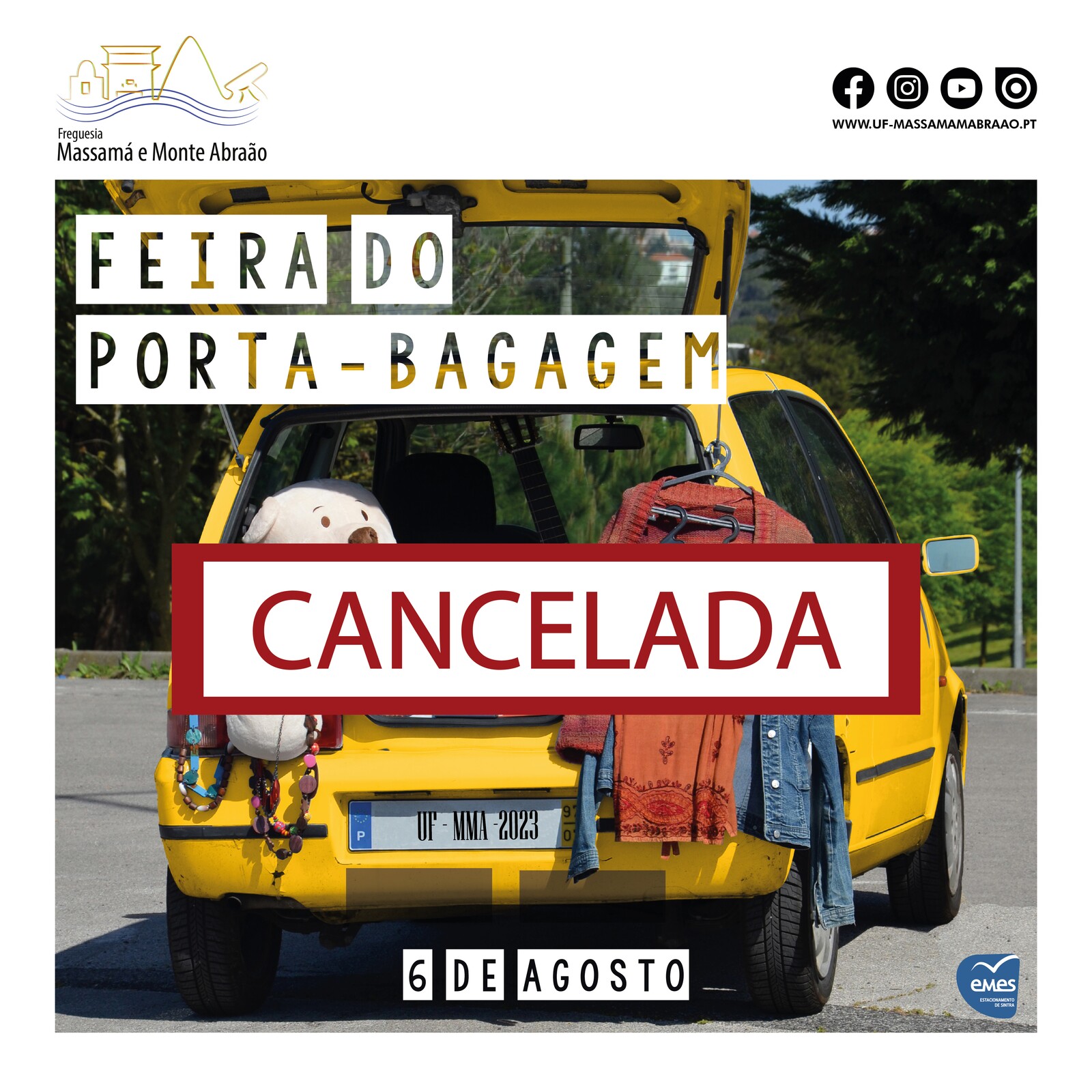Feira do Porta-Bagagem | Edição de agosto cancelada