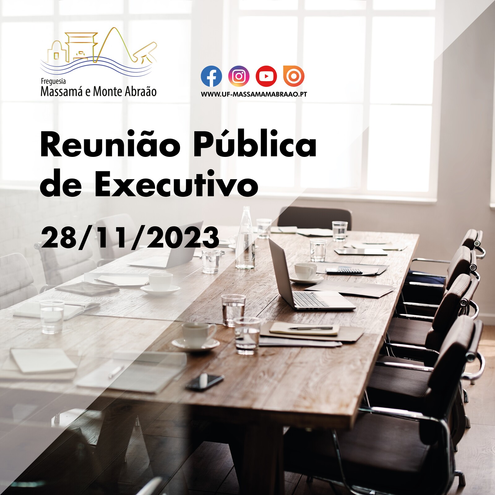 Informação | Reunião Pública de Executivo – 28 de novembro