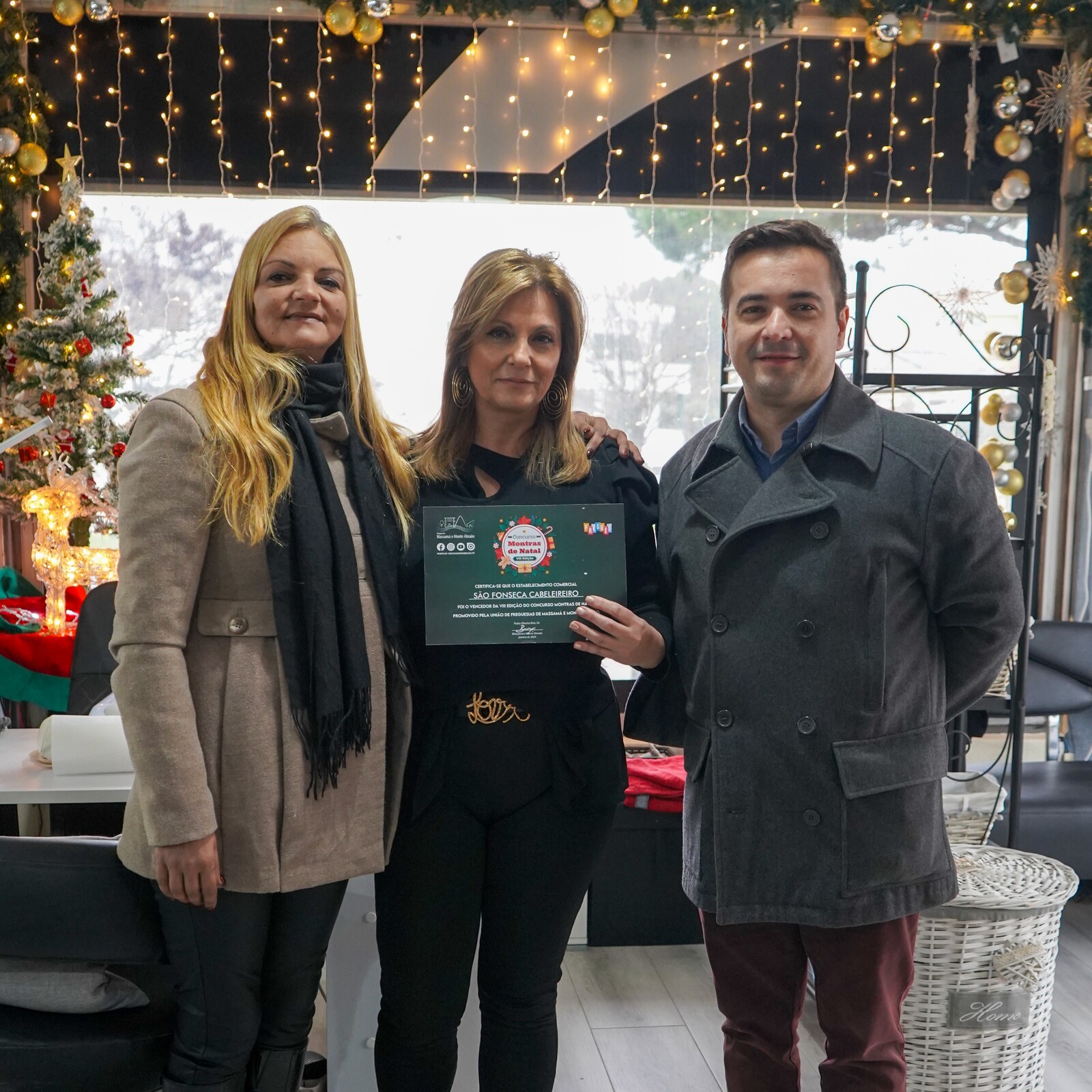 Premiados do concurso Montras de Natal