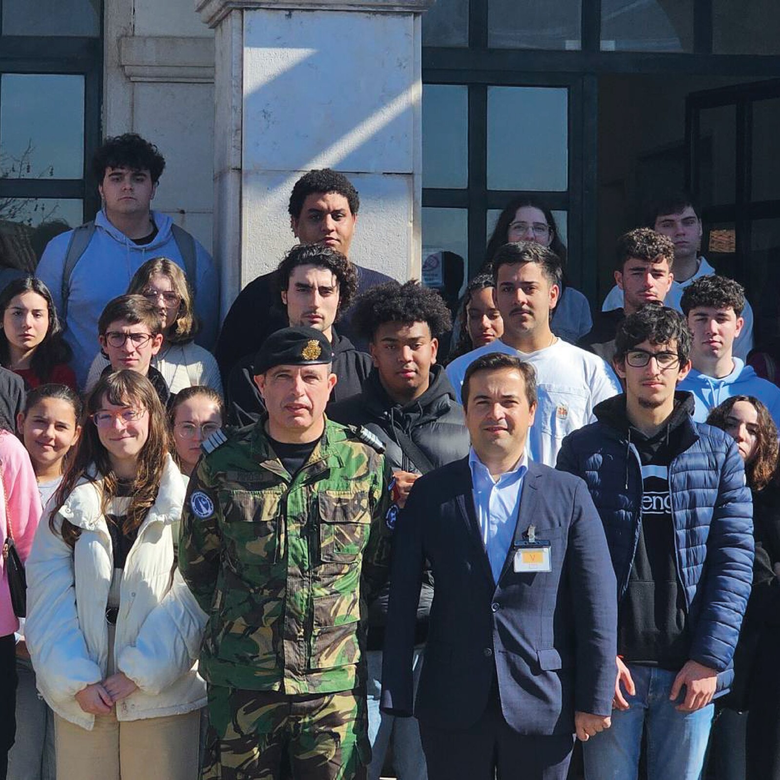 Presidente da autarquia, Pedro Oliveira Brás, visita as Jornadas do Dia da Defesa Nacional