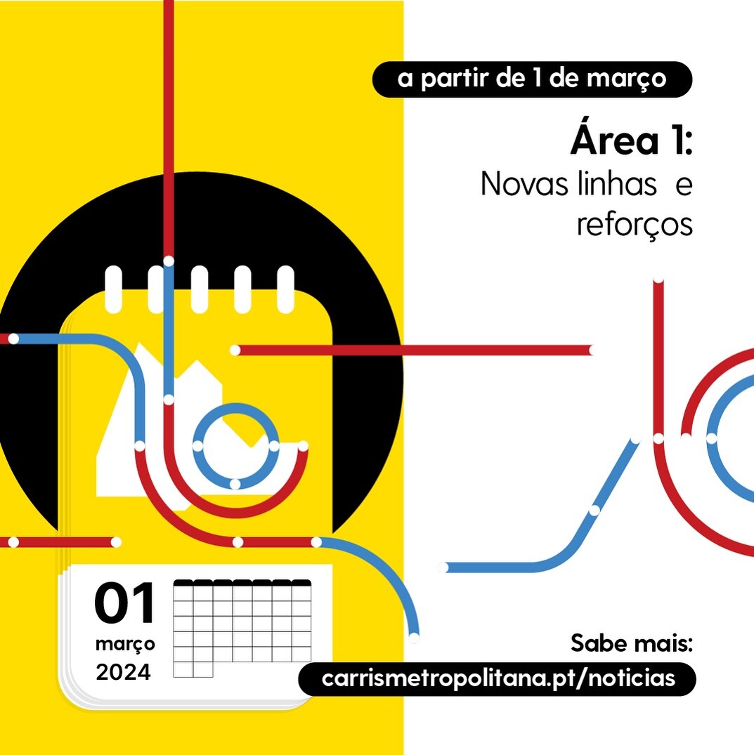 Atualização nas linhas de serviço da Carris Metropolitana
