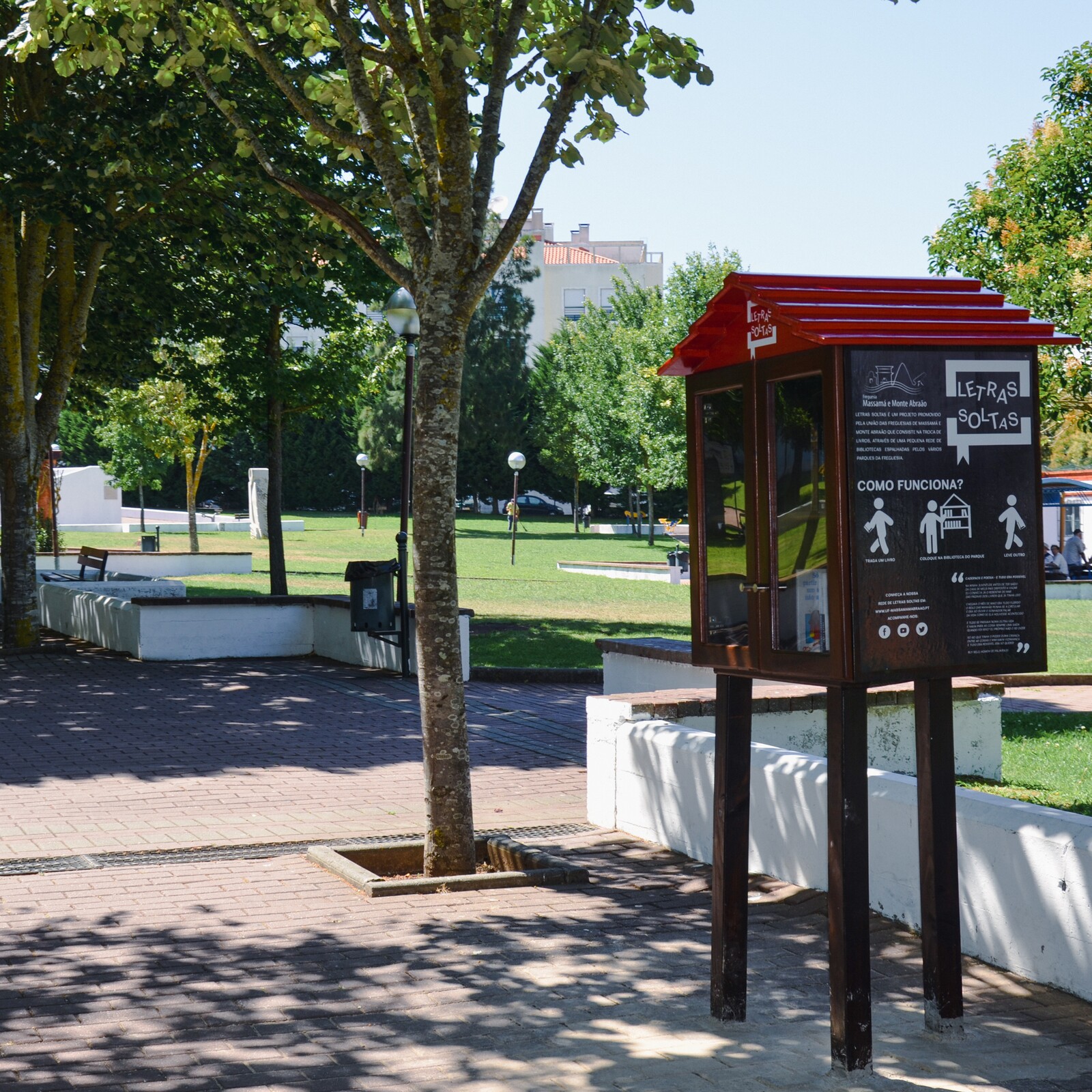 Letras Soltas um projeto literário nos Parques de Massamá e Monte Abraão!