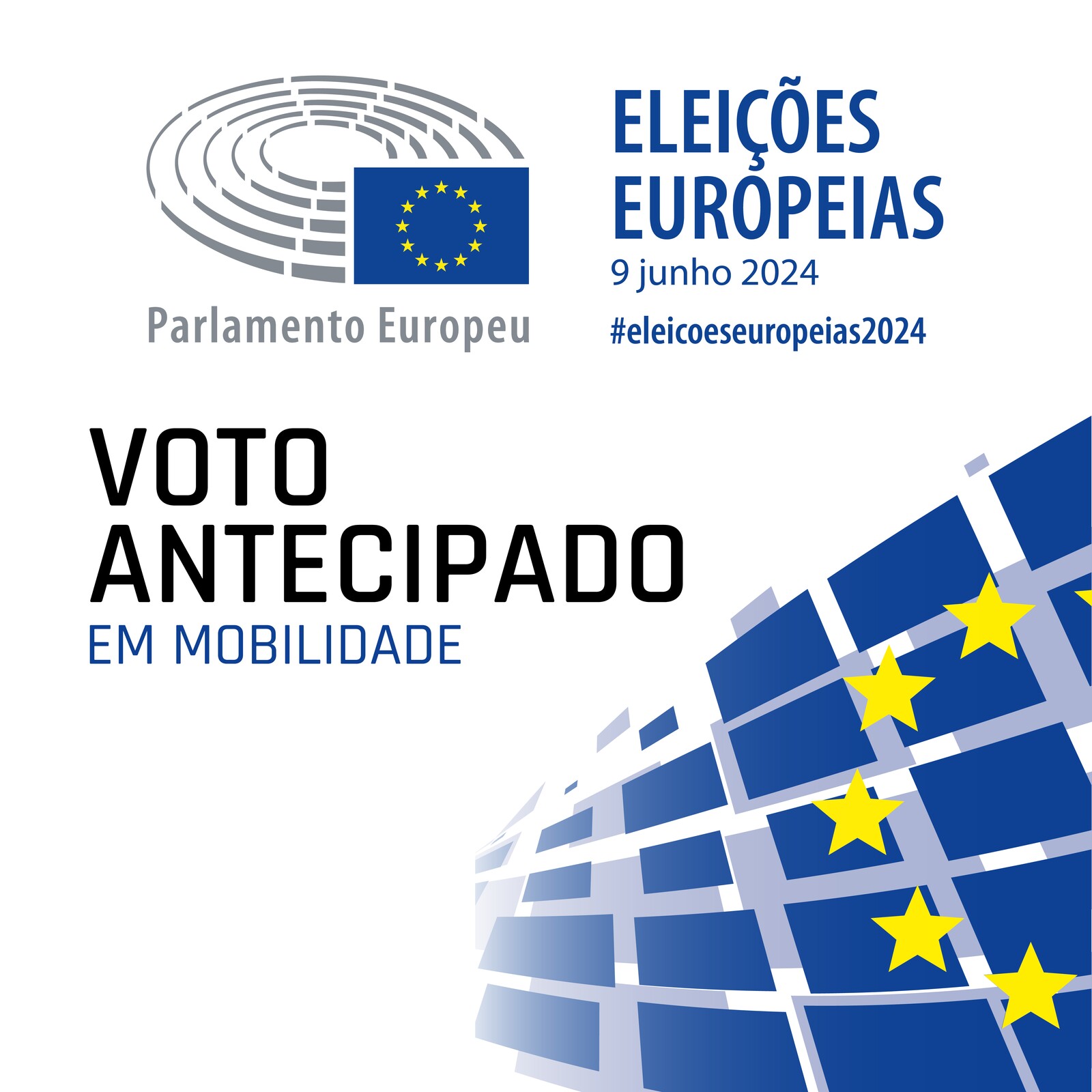Eleições para o Parlamento Europeu com voto em mobilidade/antecipado