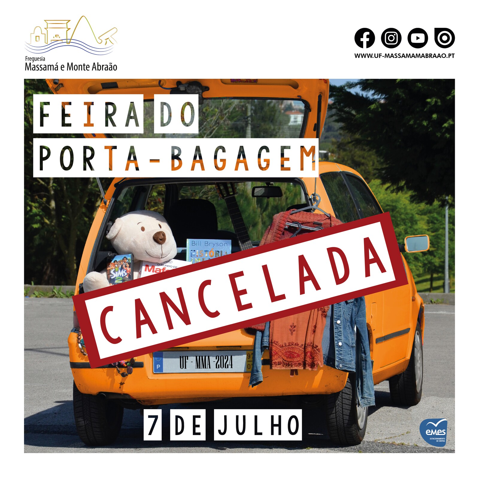 Feira do Porta-Bagagem cancelada