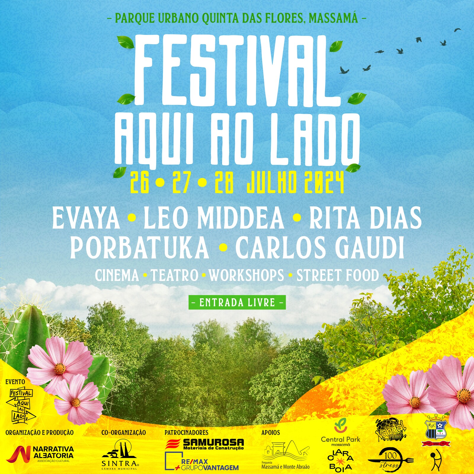 EVAYA, Leo Middea e Rita Dias marcam presença no Festival Aqui ao Lado 2024