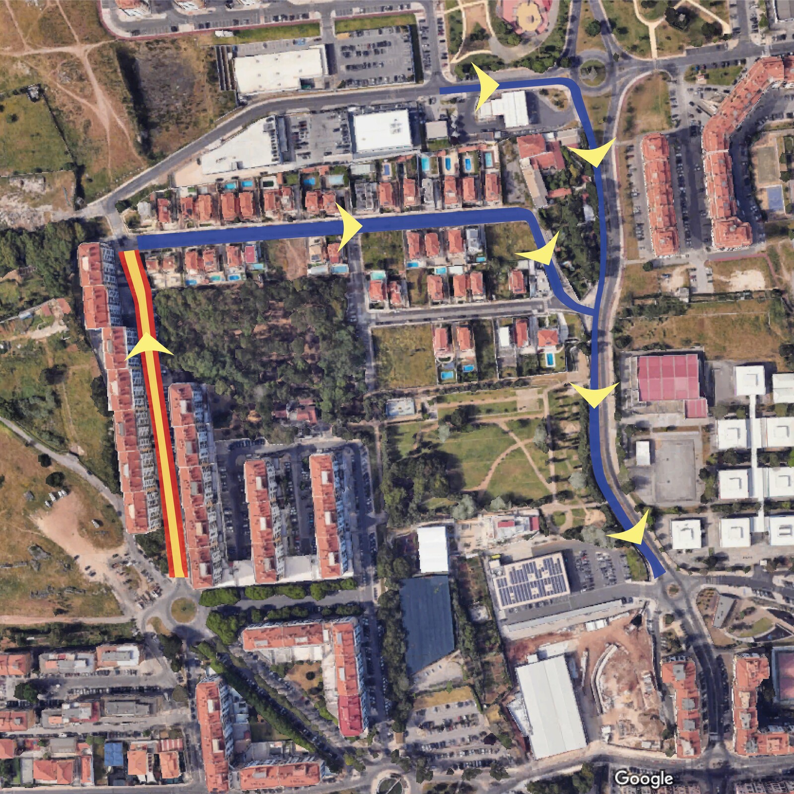 Reformulação da Rua Coronel Melo Antunes, em Massamá