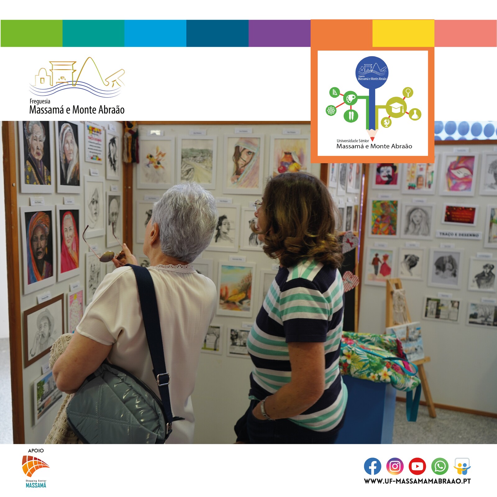 Exposição de trabalhos da Universidade Sénior