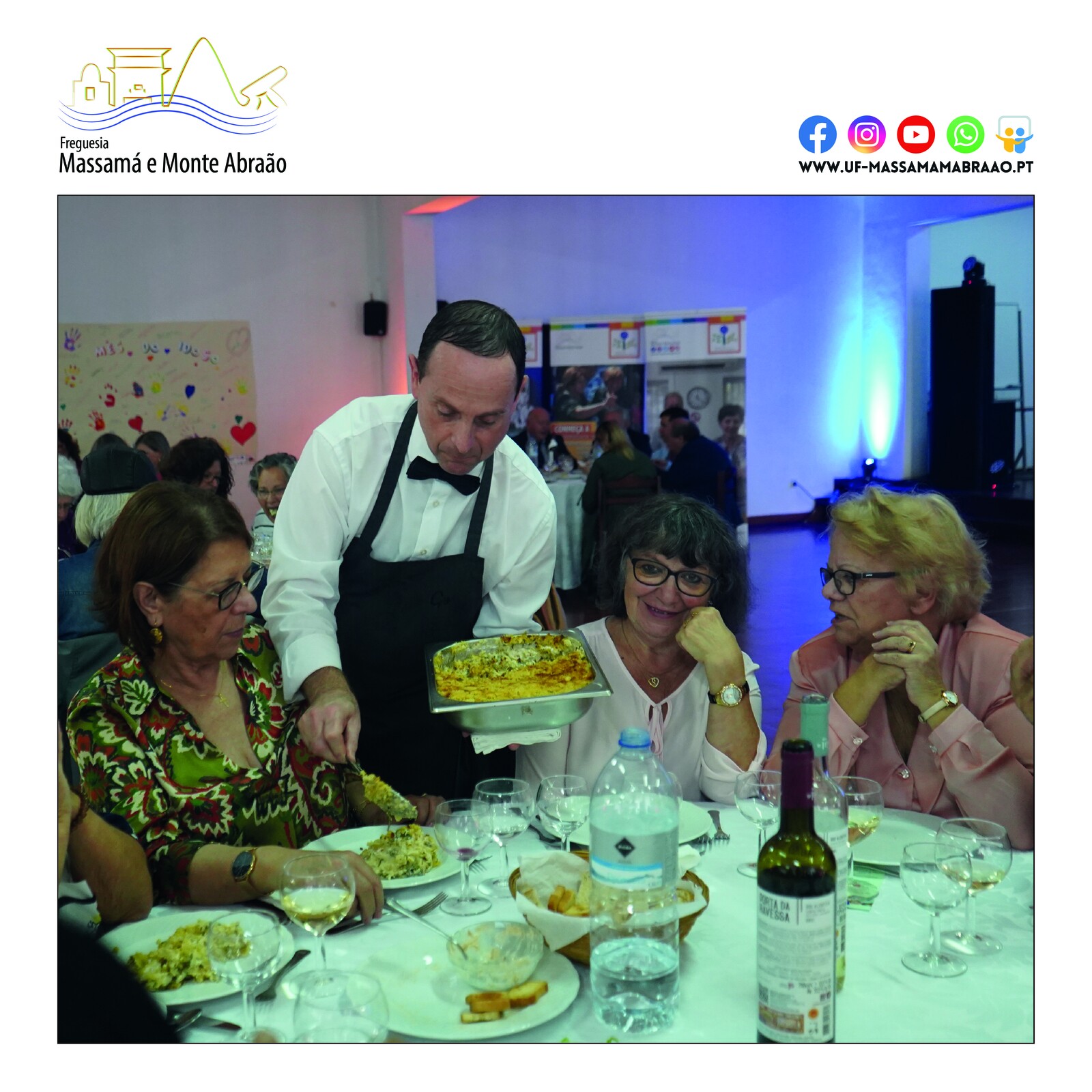 Almoço comemorativo do Dia do Idoso