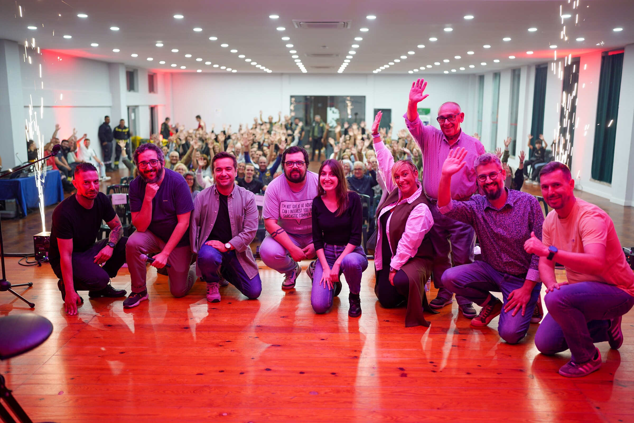 Espetáculo solidário encheu o Salão Nobre dos BVQ!