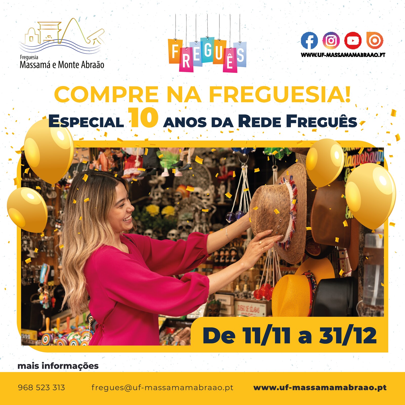 Compre na Freguesia | Prémios pode ganhar se no comércio local comprar!