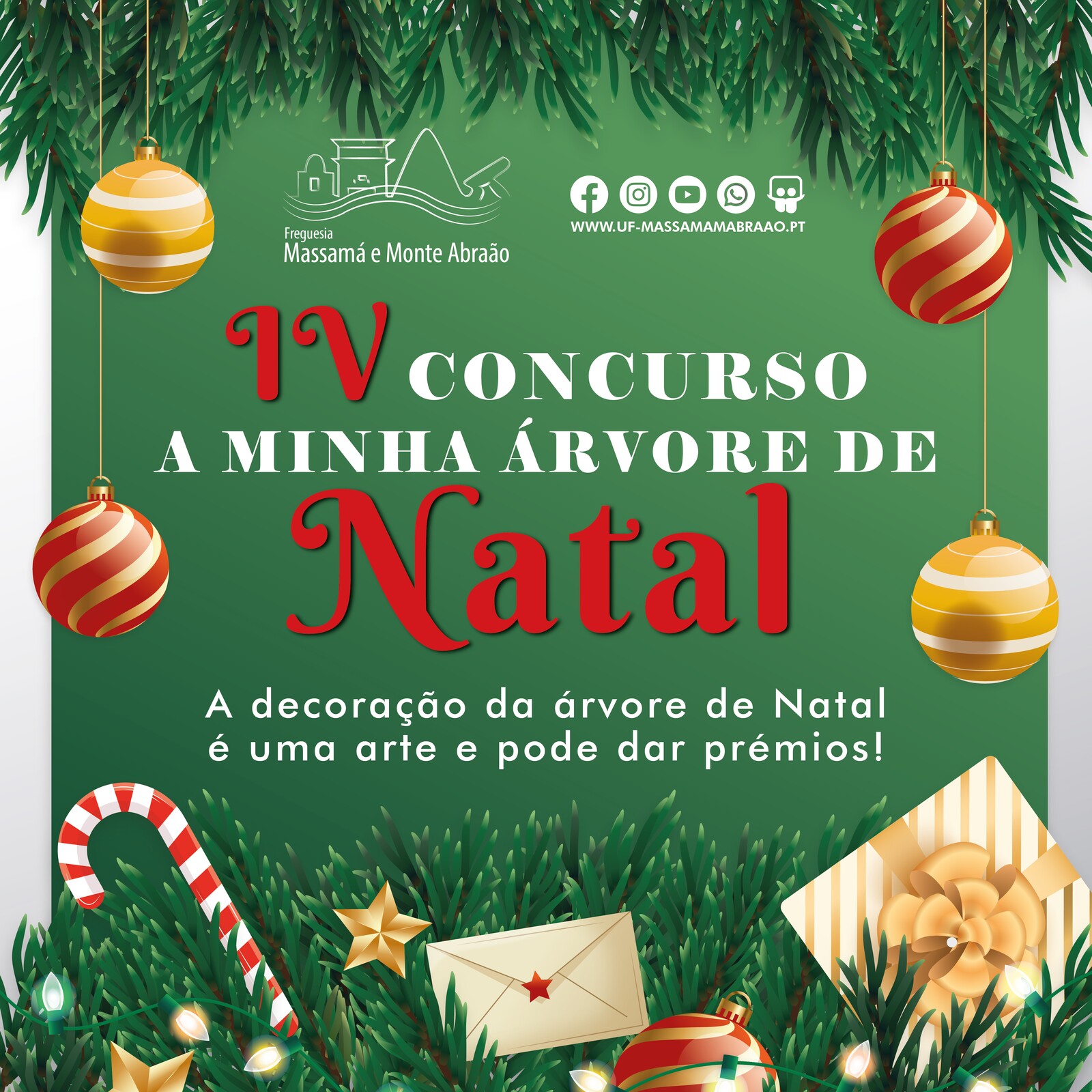 Faça a sua árvore de Natal e habilite-se a ganhar prémios
