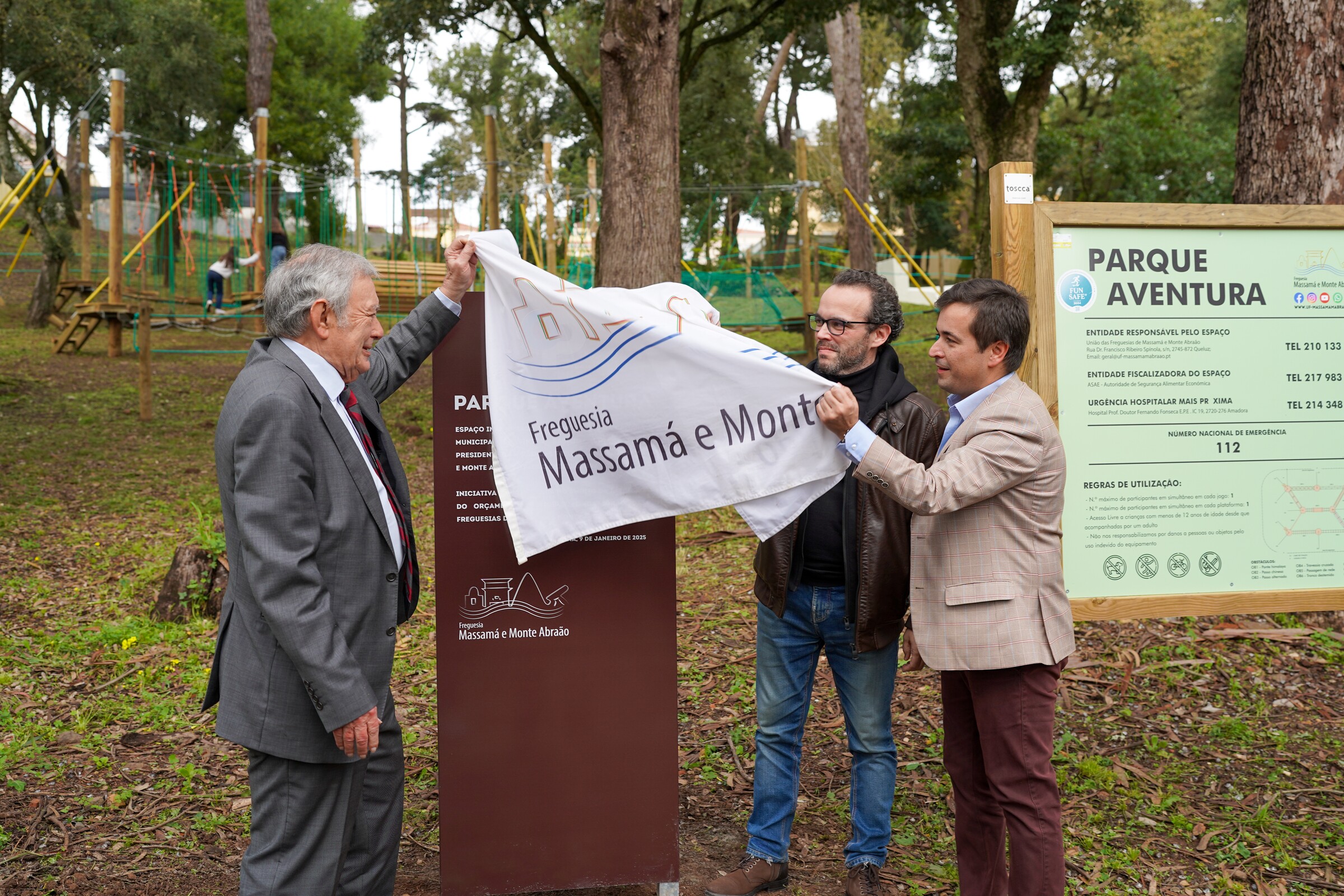 Inauguração do Parque Aventura