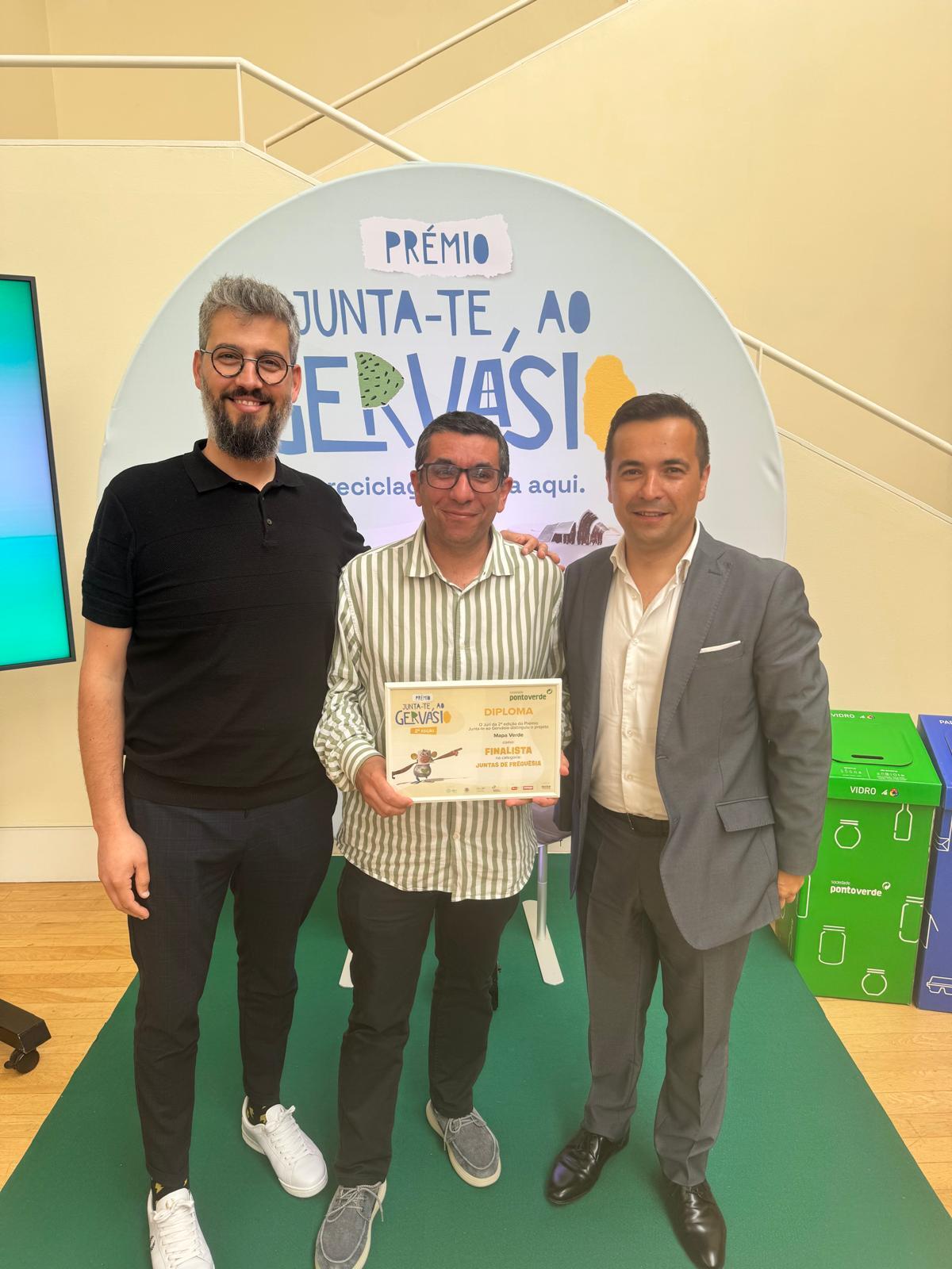 Mapa Verde da Freguesia entre os finalistas do Prémio Junta-te ao Gervásio