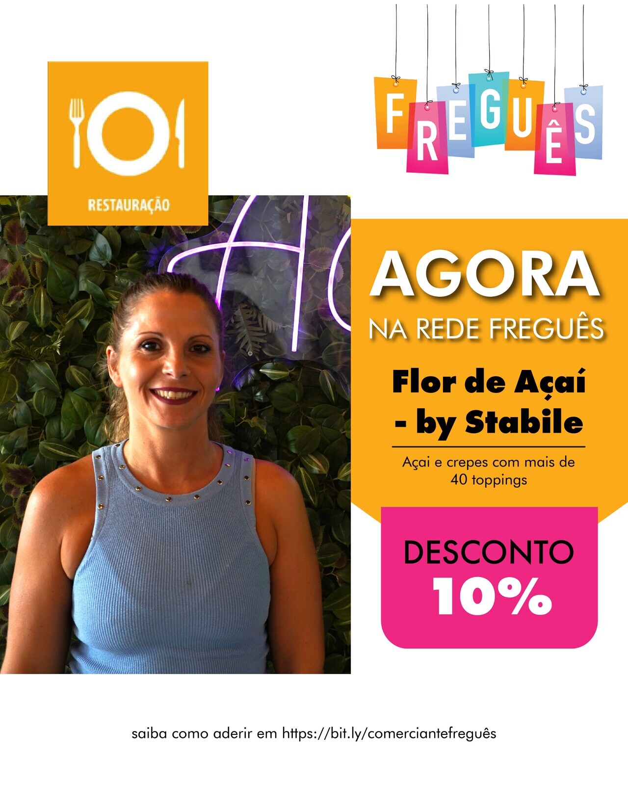 Bem-vinda à Rede Freguês Flor de Açaí - by Stabile