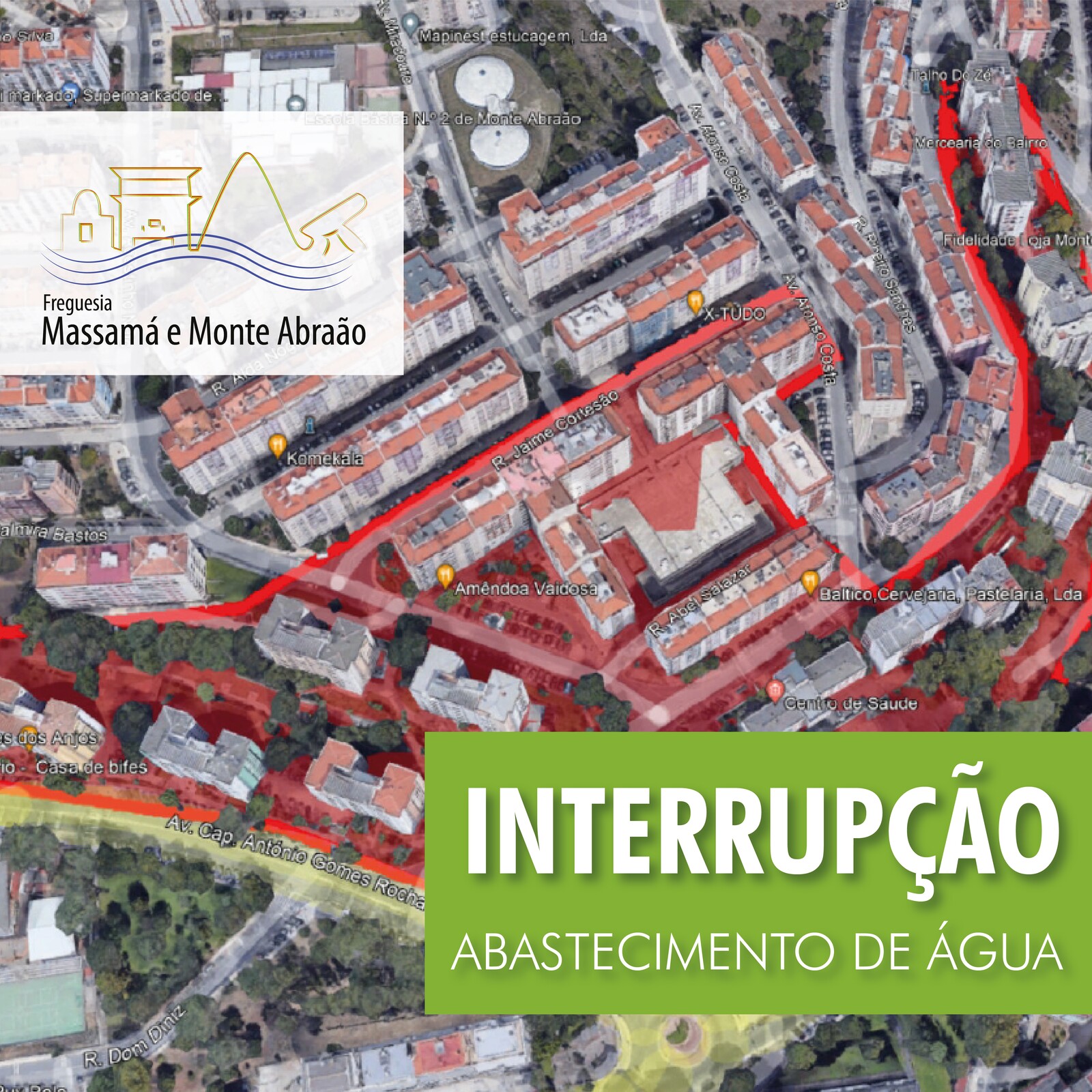 Interrupção do Abastecimento de Água