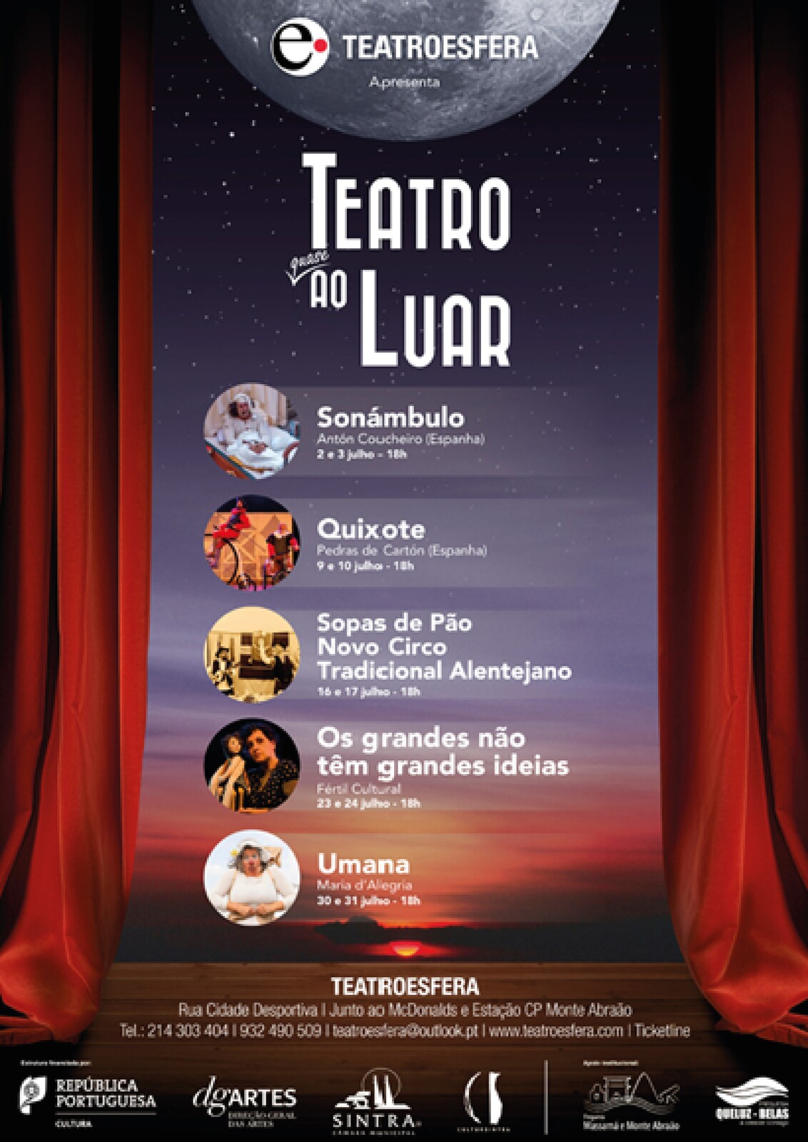 Evento | Festival de Teatro (Quase) ao Luar