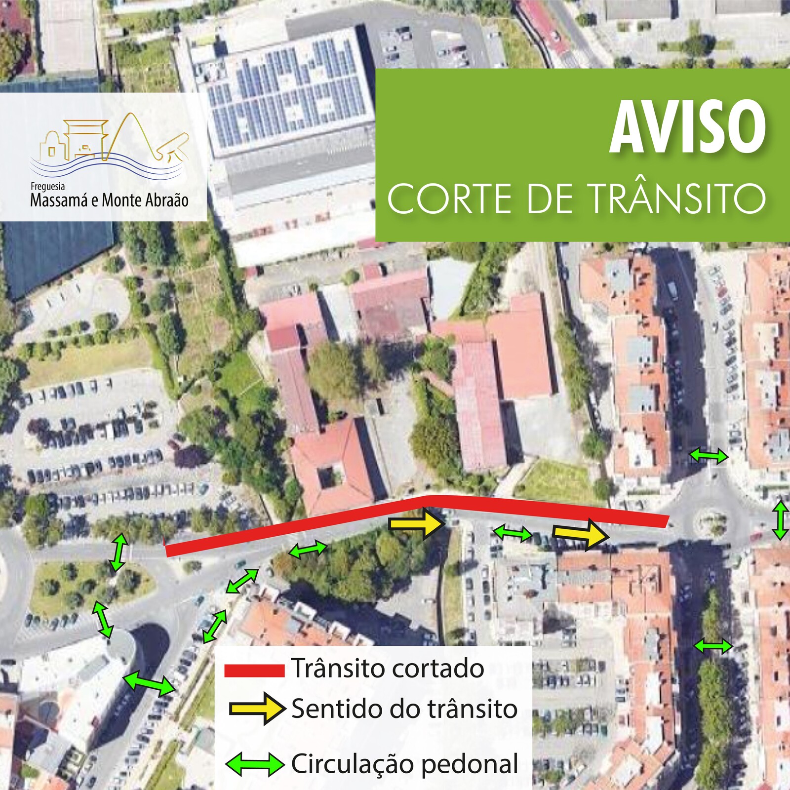 Aviso | Corte de Trânsito