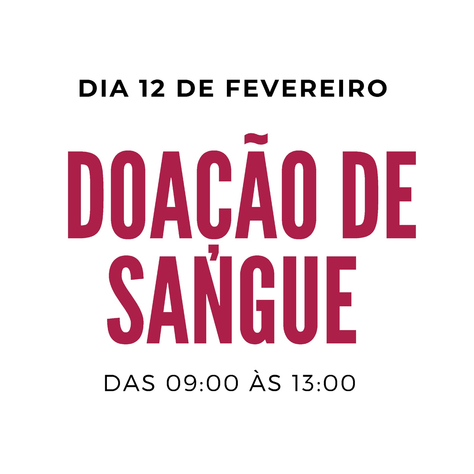 Informação | Doação de Sangue