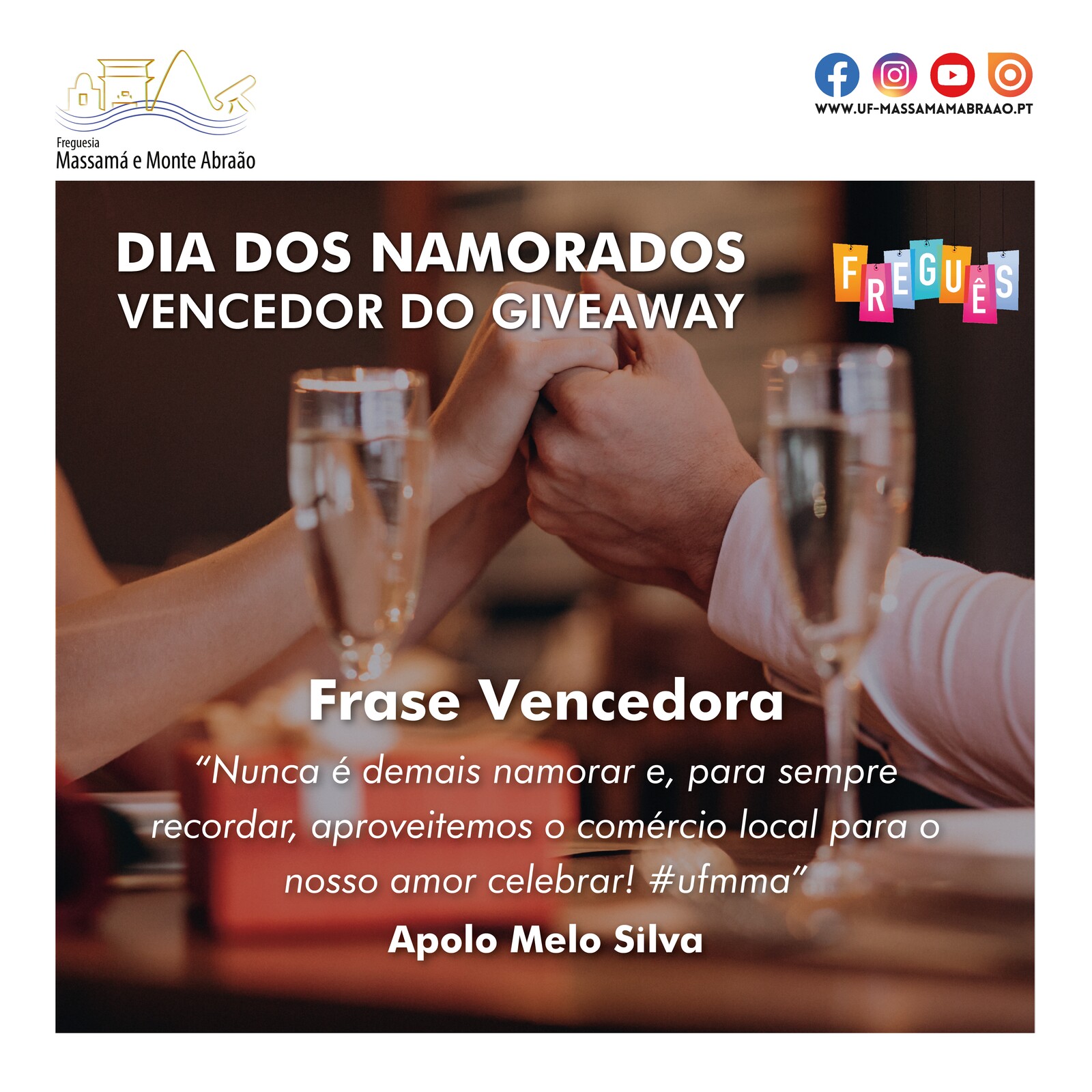 Giveaway Dia dos Namorados | Conheça o vencedor!