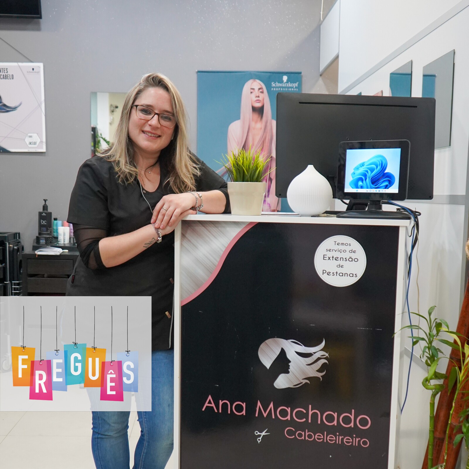 Conheça a Rede Freguês | Ana Machado Cabeleireiro