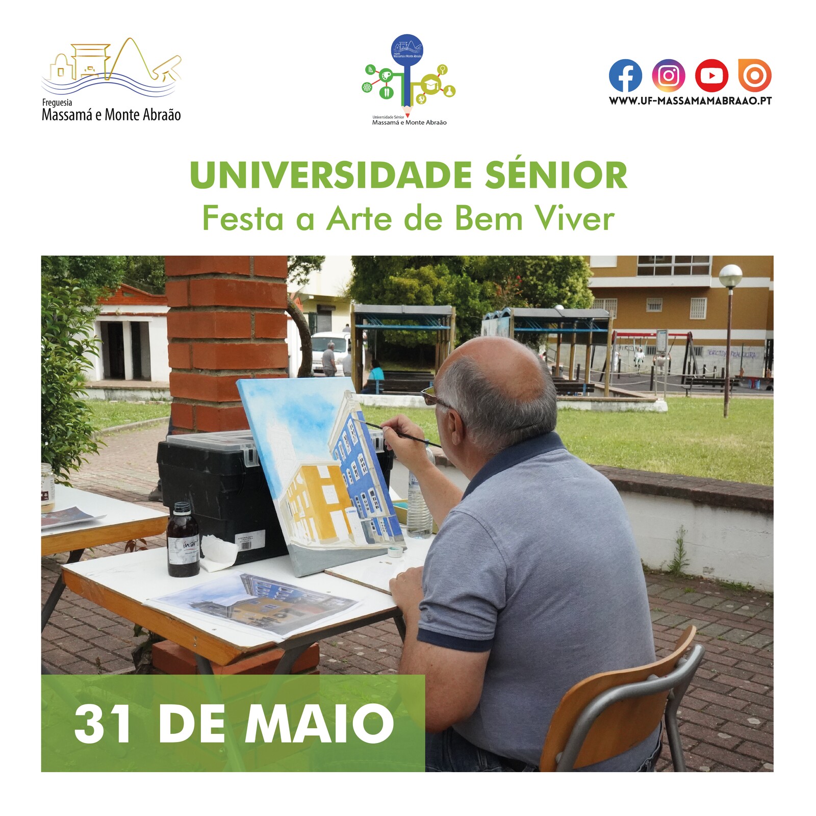 Universidade Sénior de Massamá e Monte Abraão | Festa de Encerramento para toda a comunidade!