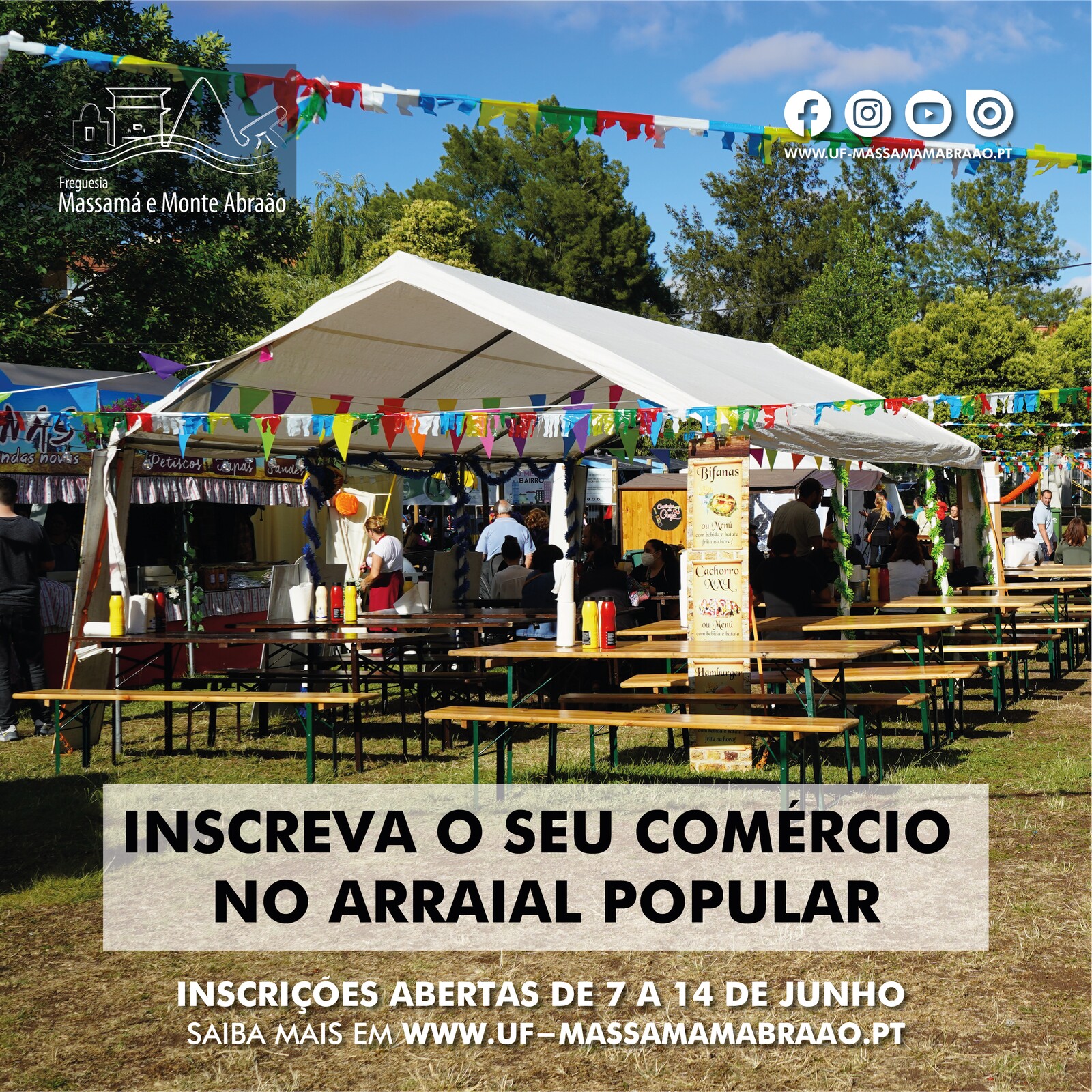 Arraial Popular | Inscrições abertas para o comércio local