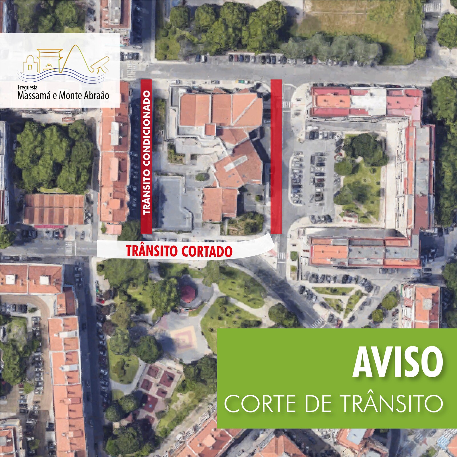 Aviso | Corte ao Trânsito na Av. Luis de Camões