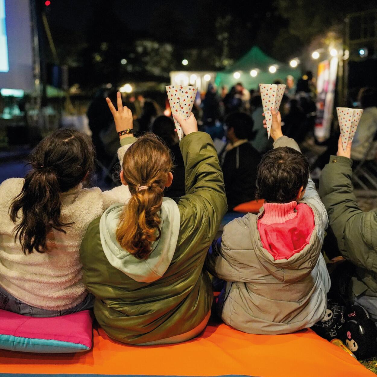 Fotografia da Sess&atilde;o de Cinema ao Ar Livre